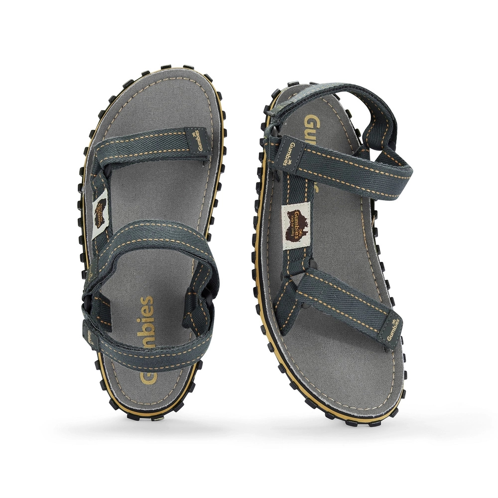 Gumbies Herren TRACKER SANDALS GREY