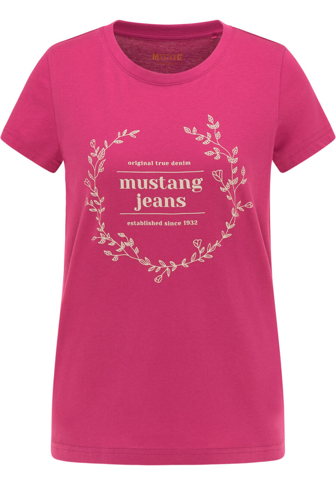 Mustang damska koszulka T-Shirt Alina C Print 1010748 8354