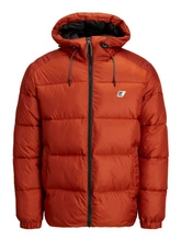 Jack & Jones kurtka męska JORSLOPE PUFFER JACKET 12215147 PICANTE