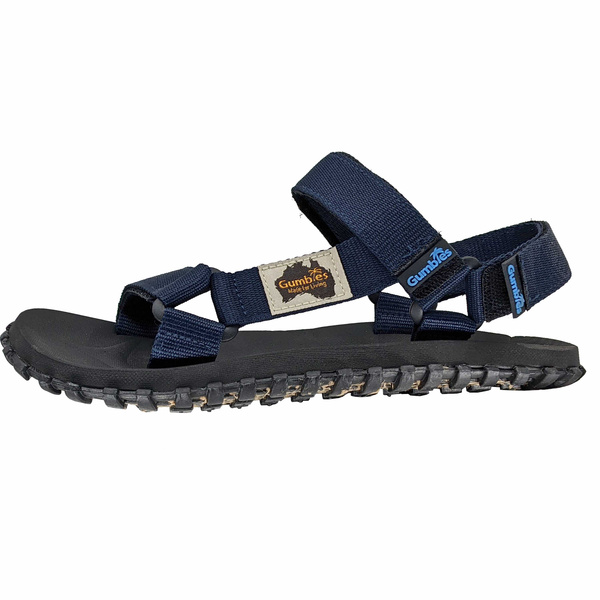 Gumbies men's Scrambler Sandal - navy blue