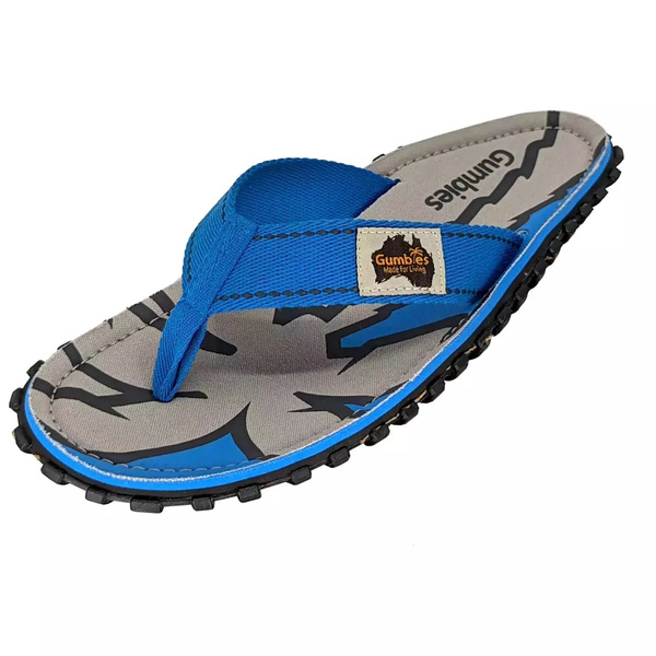 Gumbies Herren Islander BLUE PALMS Flips-Flop