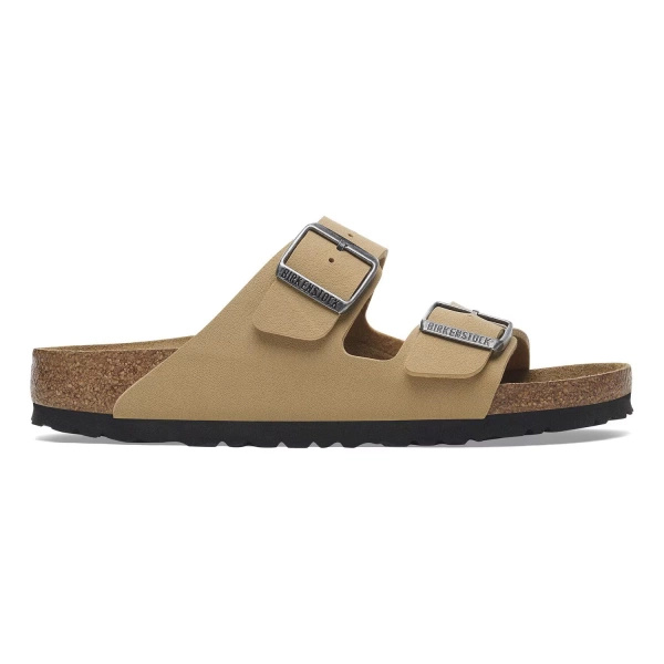 Birkenstock Damen Flip-Flops Arizona BS 1029151 BNIRKIBUC LATTE CREAM (schmale Weite)