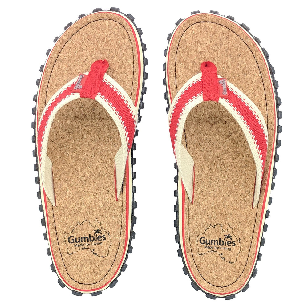 Gumbies - japonki unisex Corker - Red