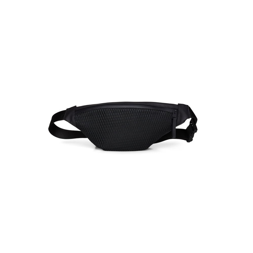 Rains saszetka nerka torebka BUMBAG MESH MINI W3 14130 01 BLACK