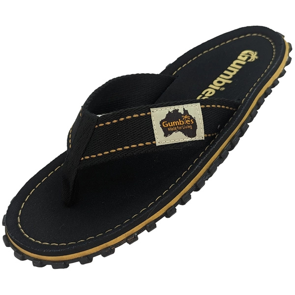 Gumbies unisex flip flops ISLANDER FLIP-FLOPS CLASSIC BLACK