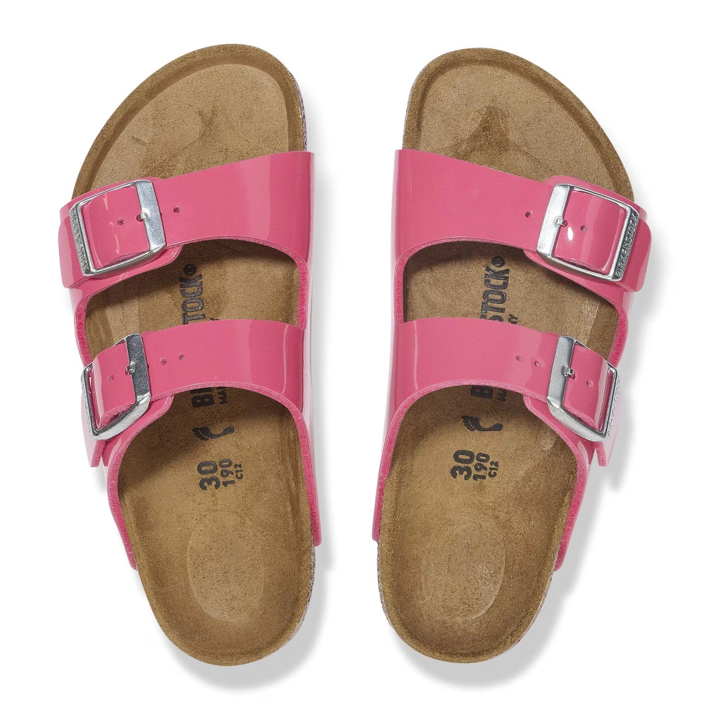 Birkenstock children's sandals ARIZONA KIDS BS 1029514 PATENT FUCHSIA TULIP (narrow width)