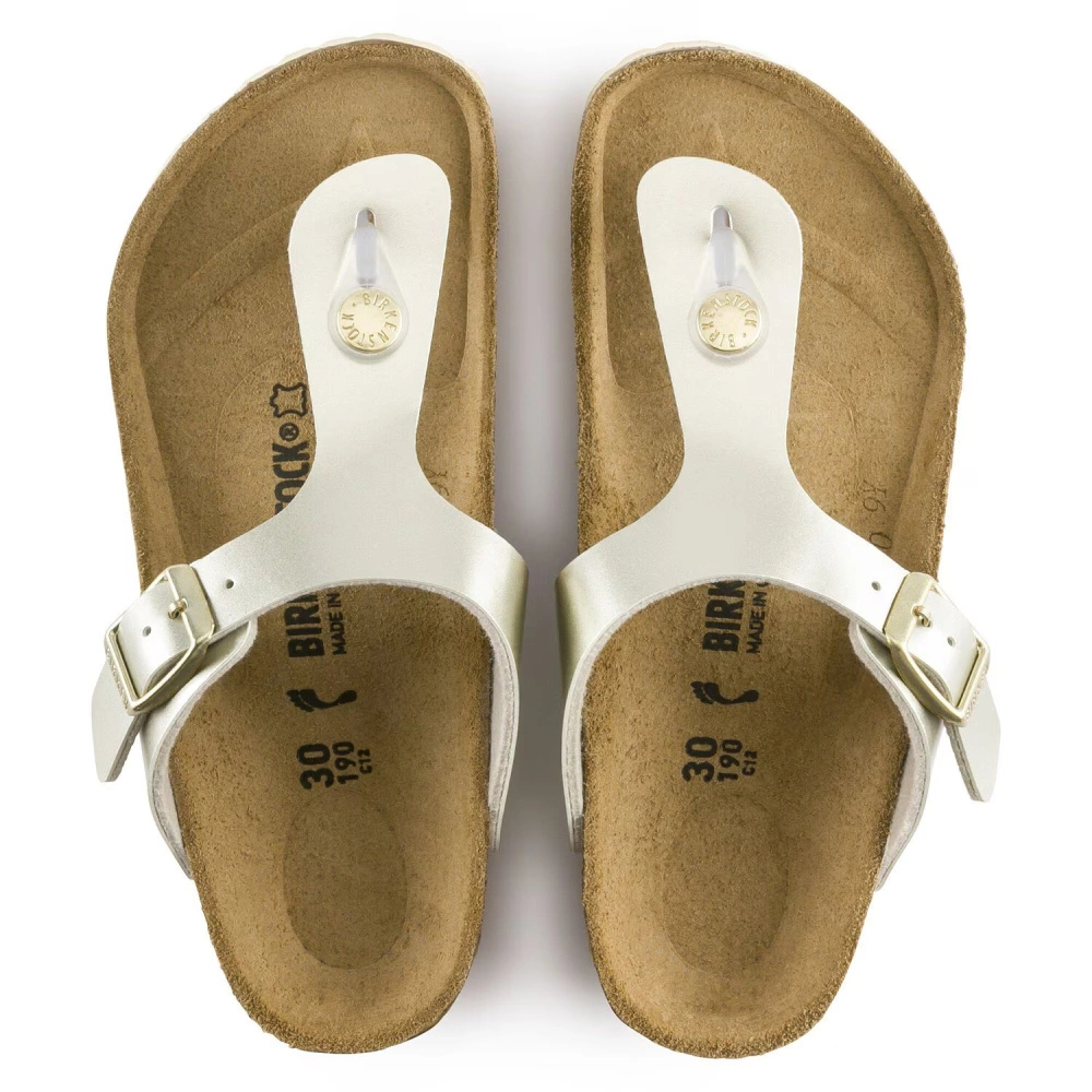 Birkenstock flip flops GIZEH KIDS BS Electric Metallic Gold 1015592 (standard width)