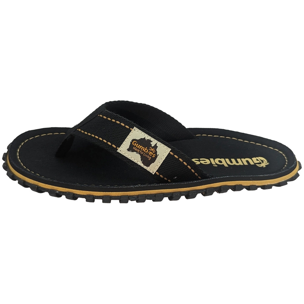 Gumbies unisex flip flops ISLANDER FLIP-FLOPS CLASSIC BLACK