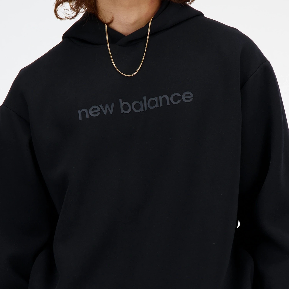 New Balance męska bluza z kapturem SHIFTED GRAPHIC HOODIE BK MT41571BK