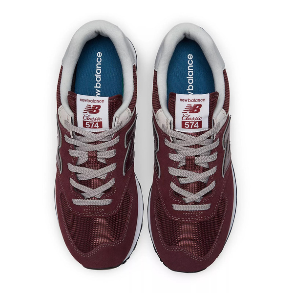 New Balance men's sports shoes ML574EVM - maroon (standard width)