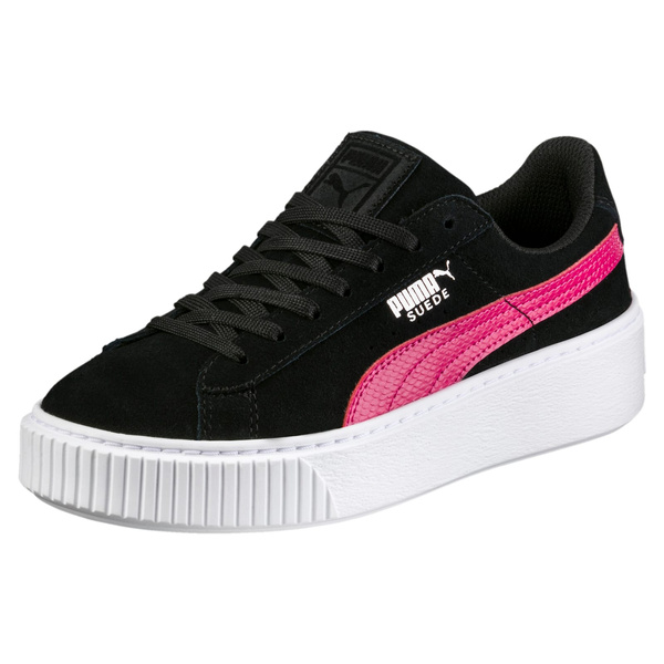 Puma women's SUEDE PLATFORM SNK JR shoes 363906 01