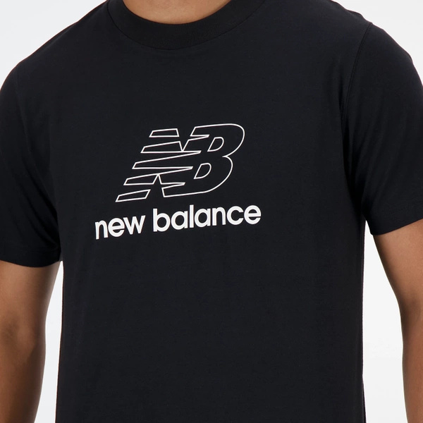 New Balance herren-T-Shirt S/S GRAPHIC V FLYING NB BR BK MT41906BK