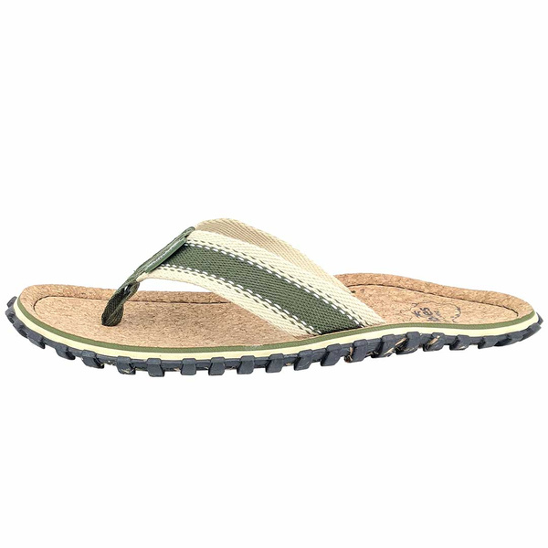 Gumbies - unisex CORKER Flips-Flop - KHAKI