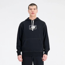 New Balance męska bluza z kapturem NB ESSENTIALS HOODIE BK MT33508BK