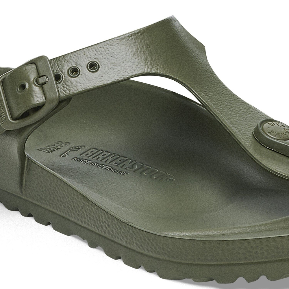 Birkenstock Unisex-Flip-Flops GIZEH EVA 1019143 KHAKI (Standardbreite)