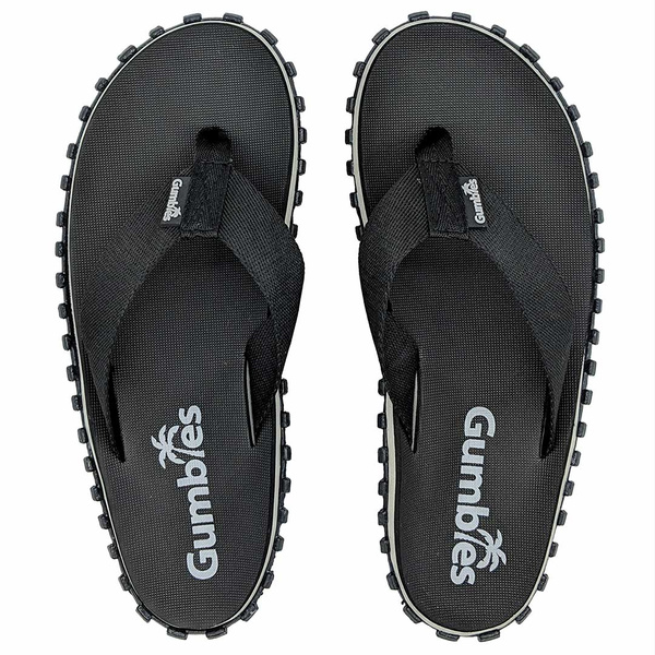 Gumbies - DUCKBILL unisex Flips-Flop - BLACK