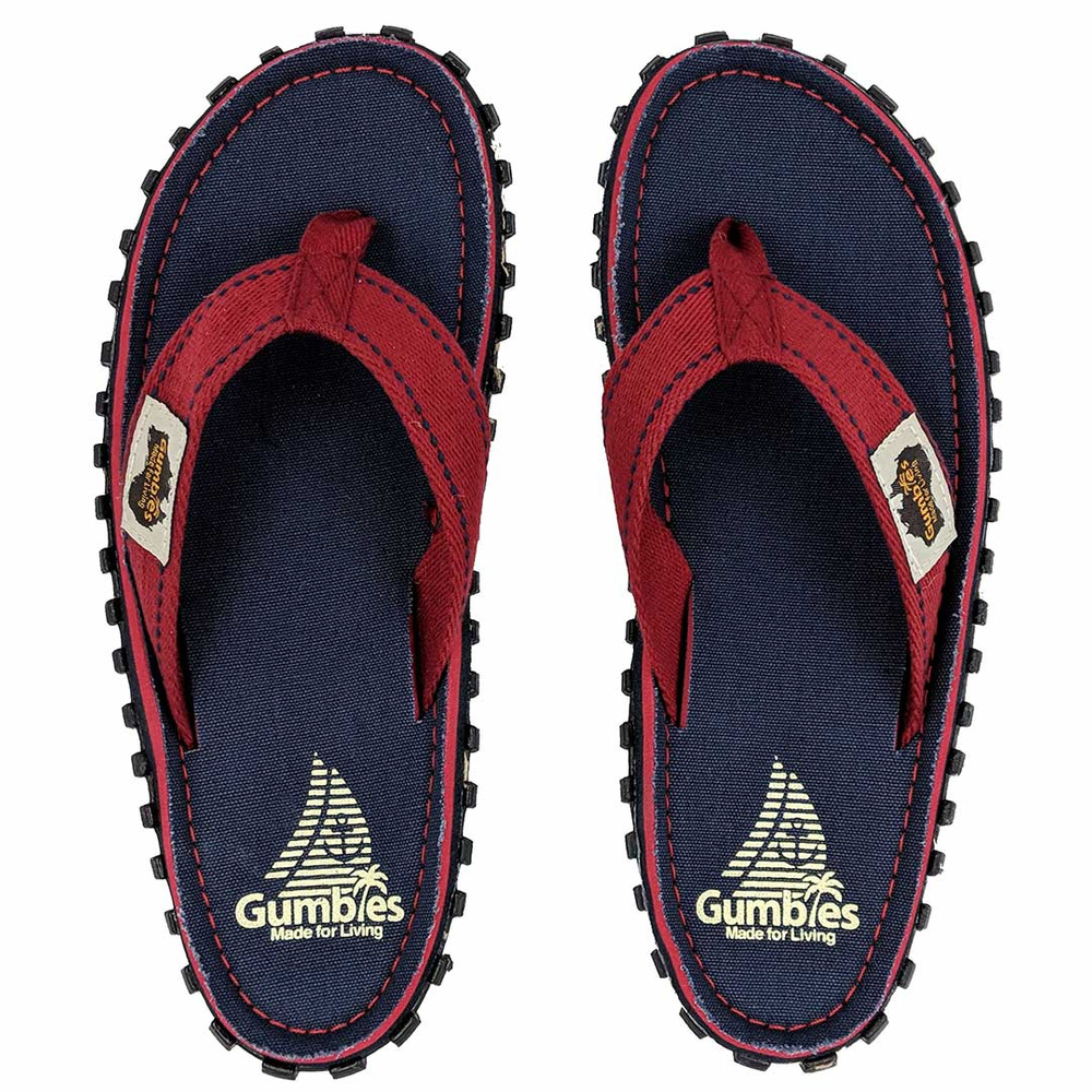 Gumbies men's Islander Navy Coast flip flops