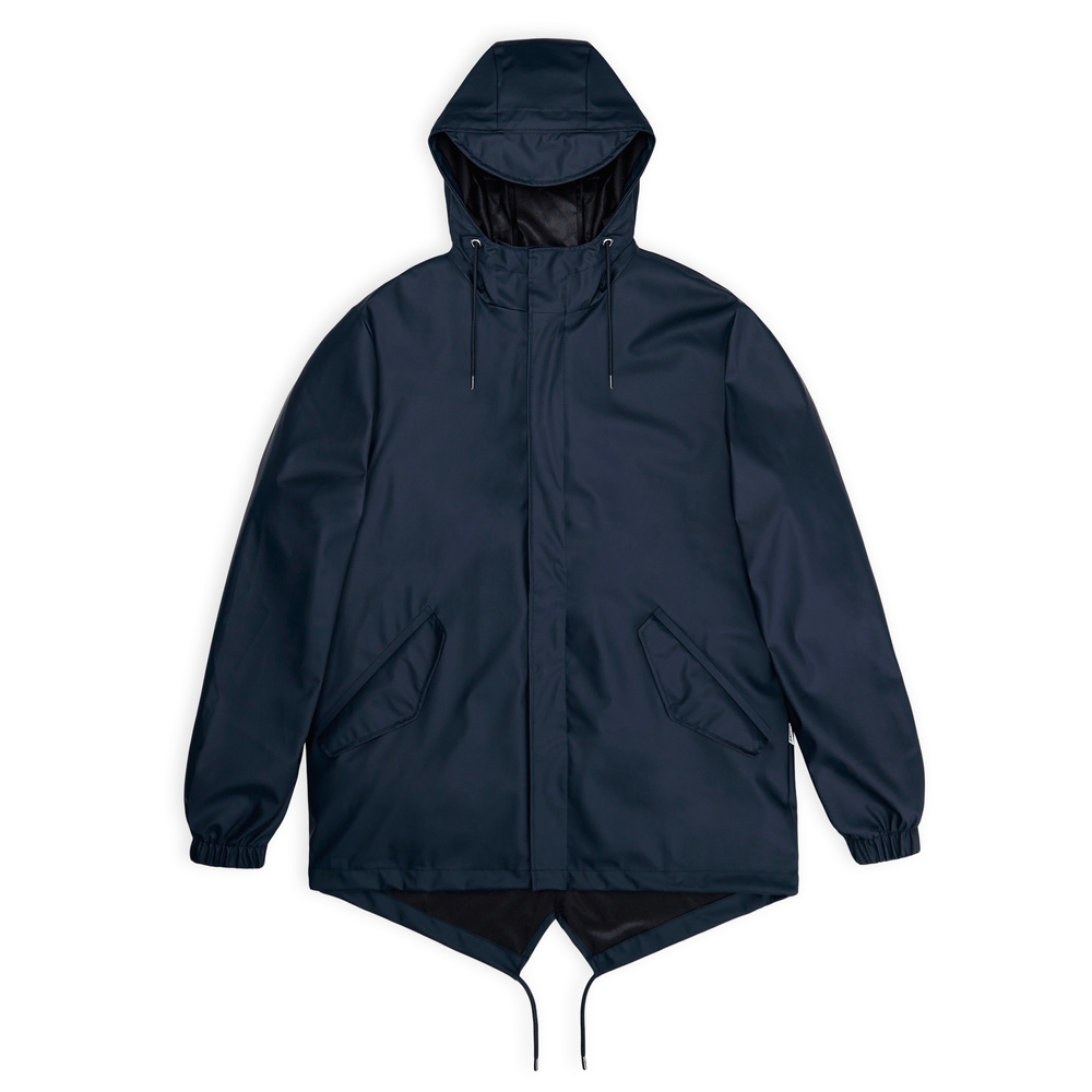 Rains płaszcz przeciwdeszczowy unisex FISHTAIL JACKET W3 18010 47 NAVY