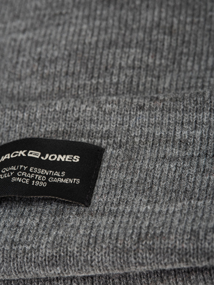 Jack&Jones Jacdna Beanie WintermĂĽtze noos 12092815 GREY MELANGE