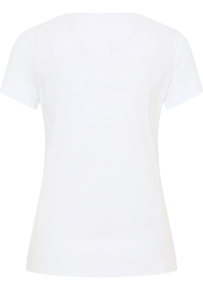 t-shirt € biały | Alexia women\'s Mustang \\ CLOTHING WOMEN\'S BASIC 2045 27,58 1013398 MUSTANG V