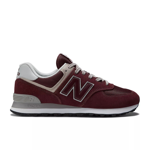 New Balance męskie buty sportowe ML574EVM - bordowe (szerokość standardowa)