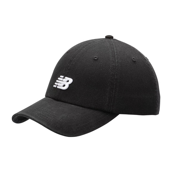 Neue Balance Kappe 6-PANEL gekrümmte Krempe NB CLASIC HAT SCHWARZ LAH91014BK