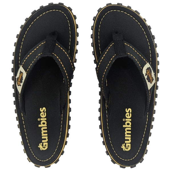 Gumbies unisex flip flops ISLANDER FLIP-FLOPS CLASSIC BLACK