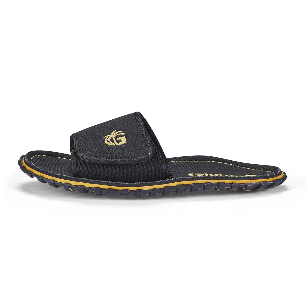 Gumbies unisex flip-flops STRIDER SLIDES BLACK