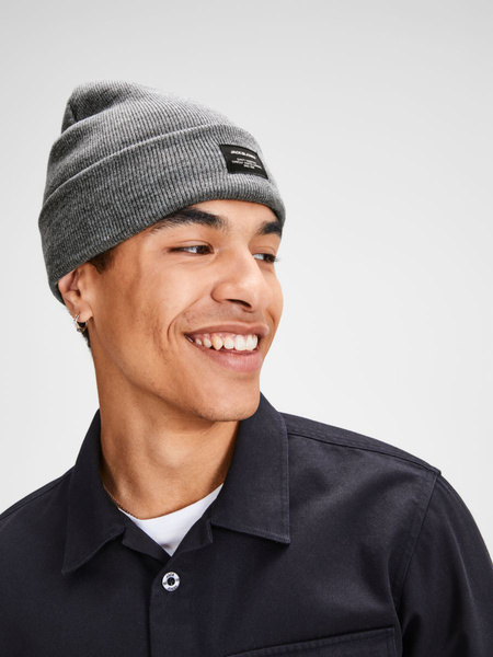 Jack&Jones Jacdna Beanie WintermĂĽtze noos 12092815 GREY MELANGE