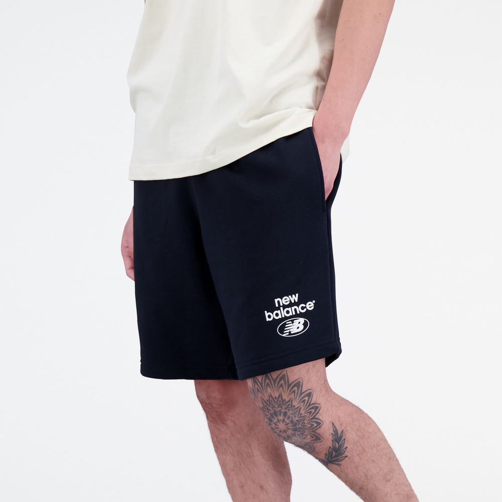 New Balance Herren-Shorts ESSENTIALS REIMAGINED FREN BK MS31520BK