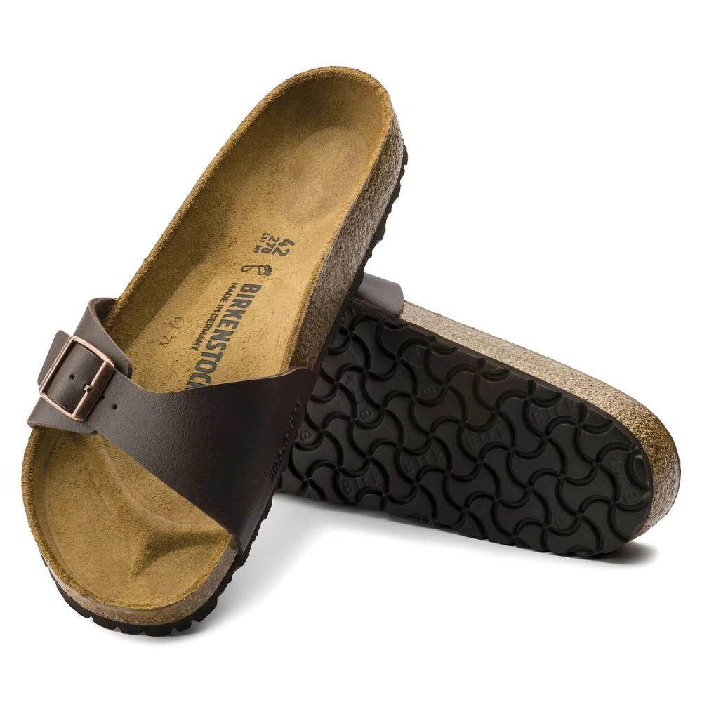 Birkenstock unisex flip-flops Madrid BS 0040391 DARK BROWN (standard width)