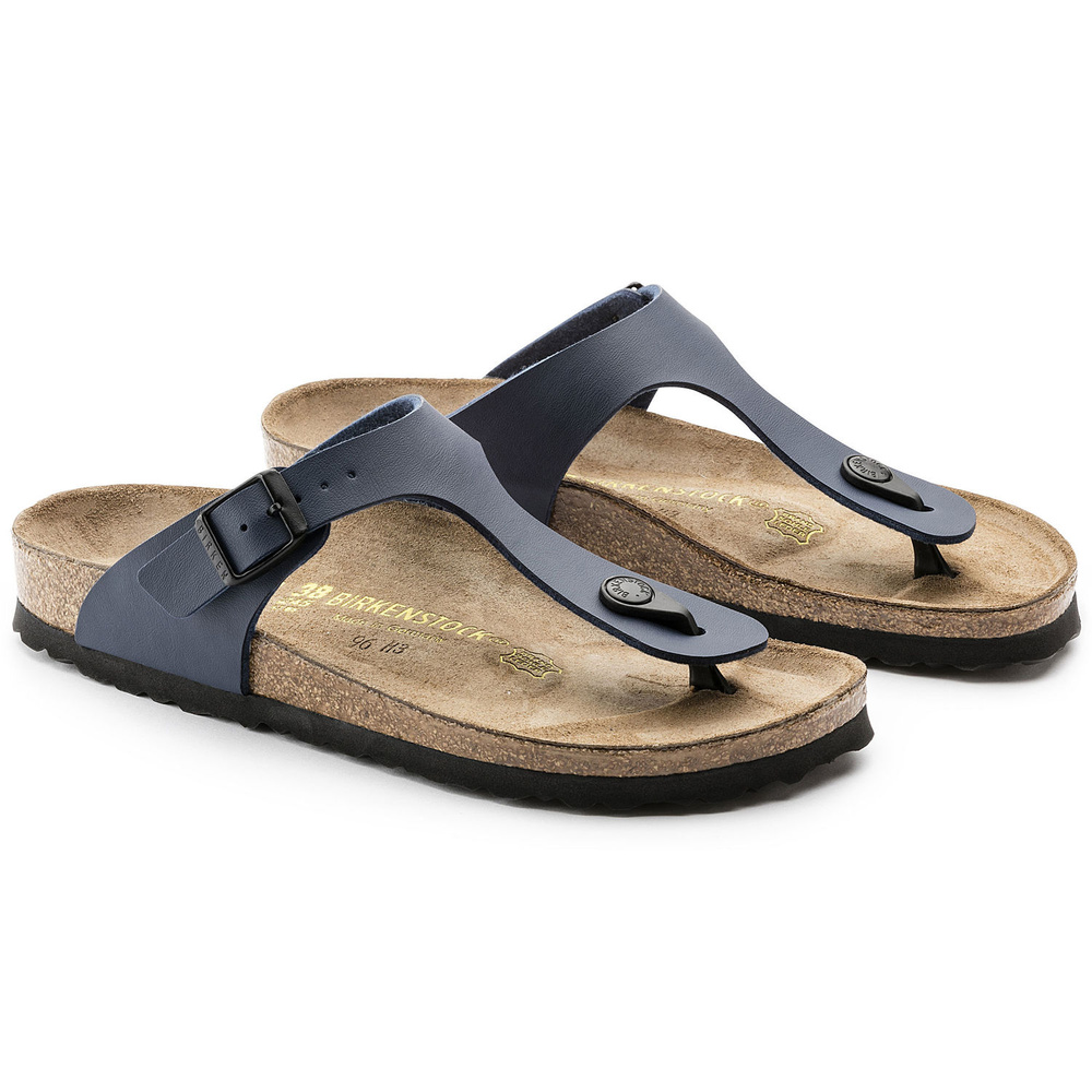 Birkenstock męskie klapki japonki GIZEH BS BLUE 0143621 (szerokość standardowa)