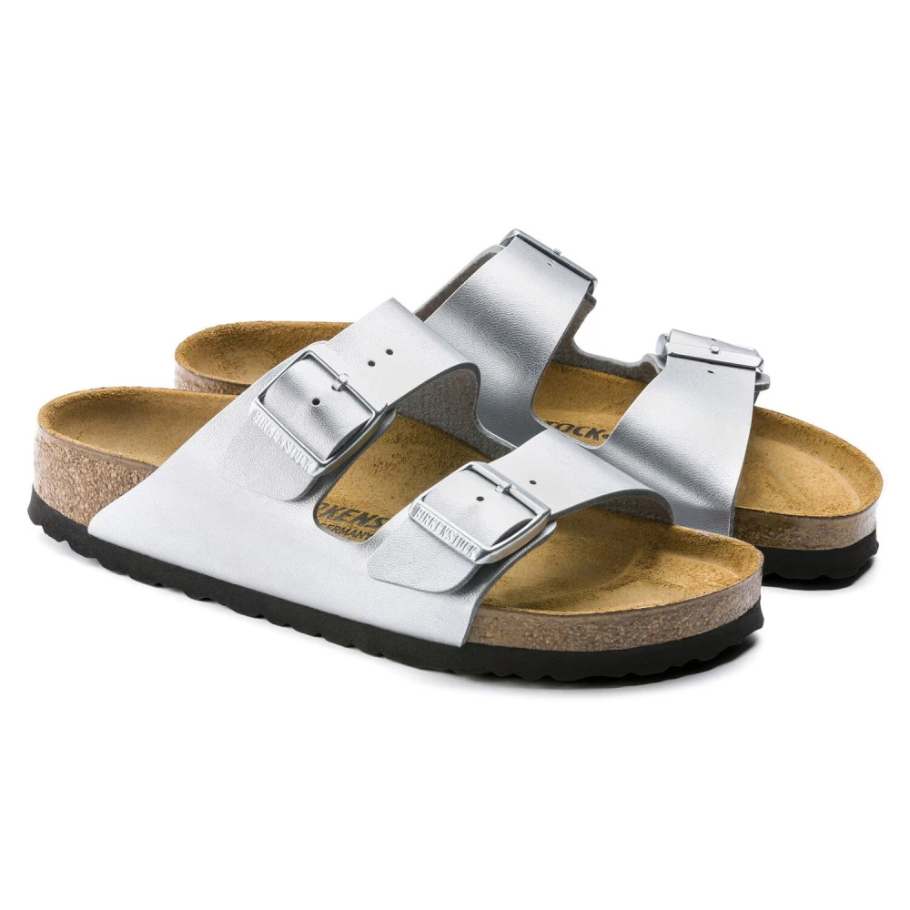 Birkenstock women's Arizona sandals BS 1012283 SILVER (narrow width)