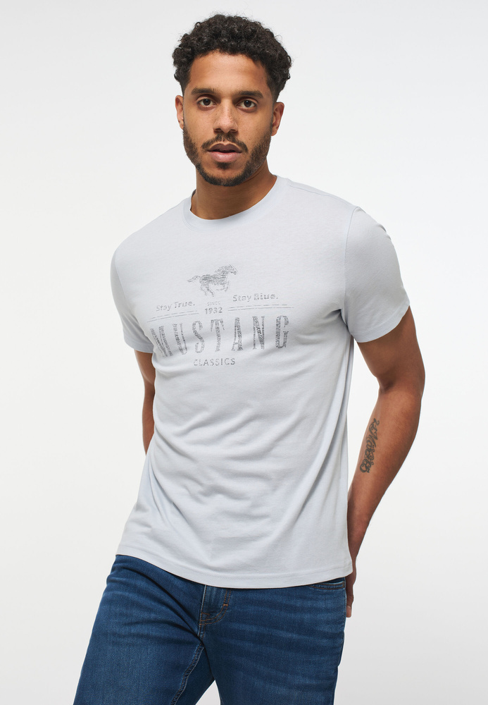 Mustang Herren Alex C PRINT T-Shirt 1013536 4017