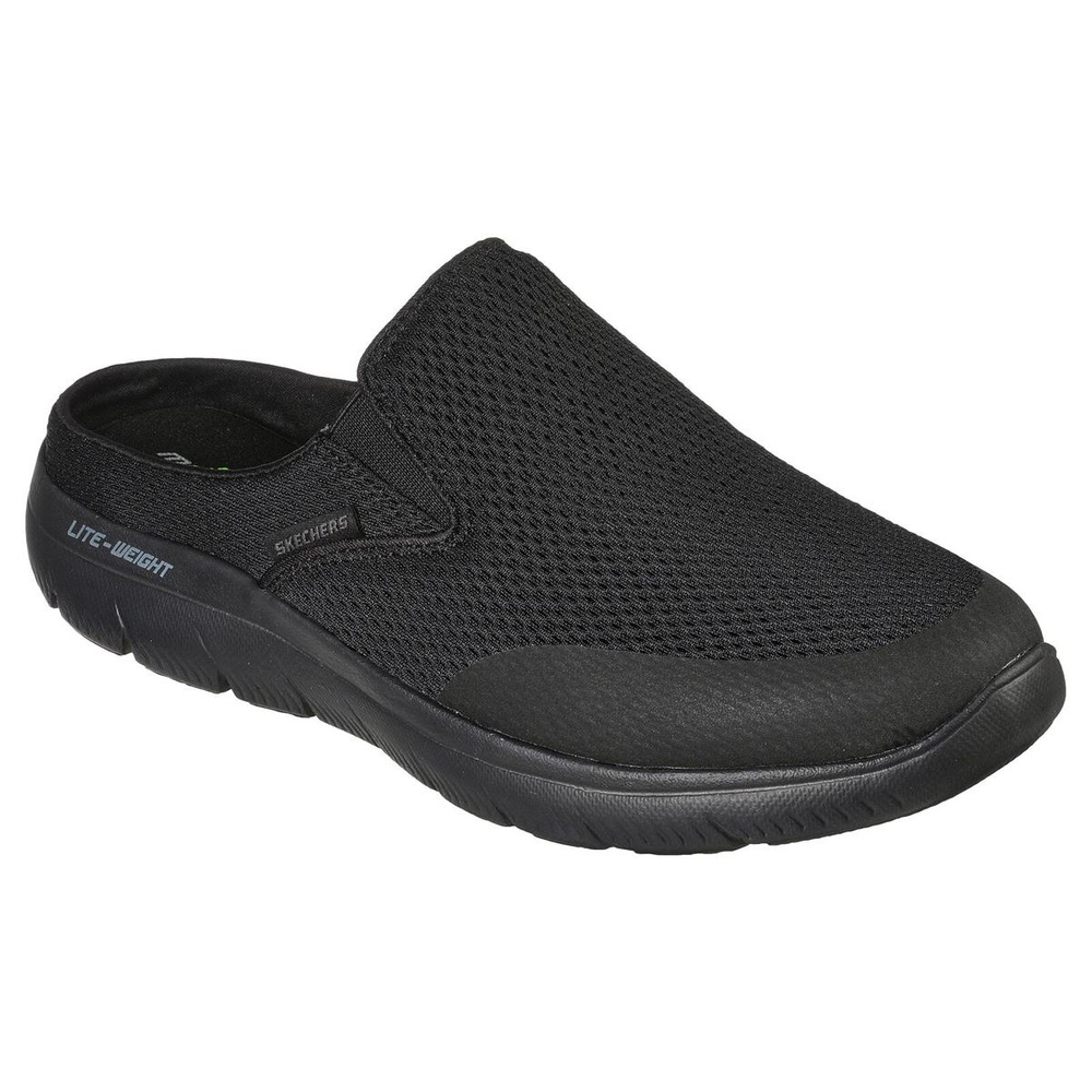 Skechers men's black Summits Vindicator flip-flops 232296 BBK black