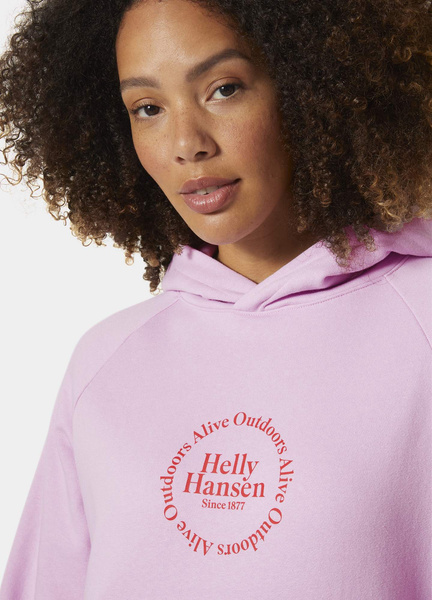 Helly Hansen women's hoodie W CORE GRAPHIC HOODIE 54239 052