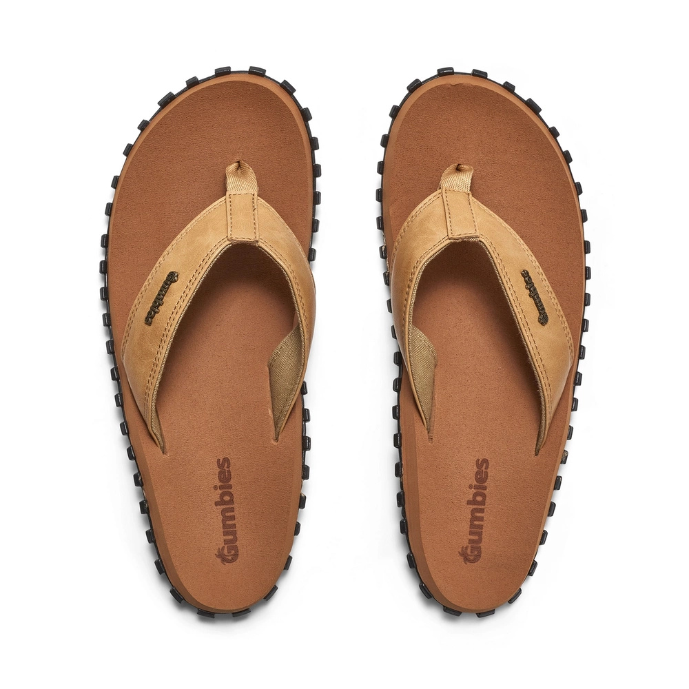 Gumbies męskie japonki klapki VEGOVERT FLIP-FLOPS UNISEX TAN