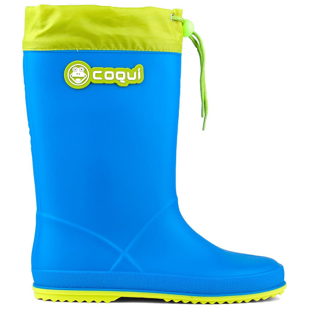 Coqui Rainy Collar Kinder Gummistiefel 8509-100-4713 Seeblau/Zitrus