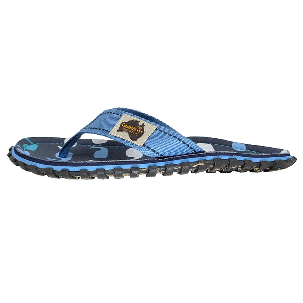 Gumbies - unisex flip flops ISLANDER - WHALES