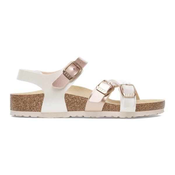 Birkenstock sandały KUMBA SPLIT KIDS 1029411 Electric Metallic Pearl/Copper (szerokość standardowa)