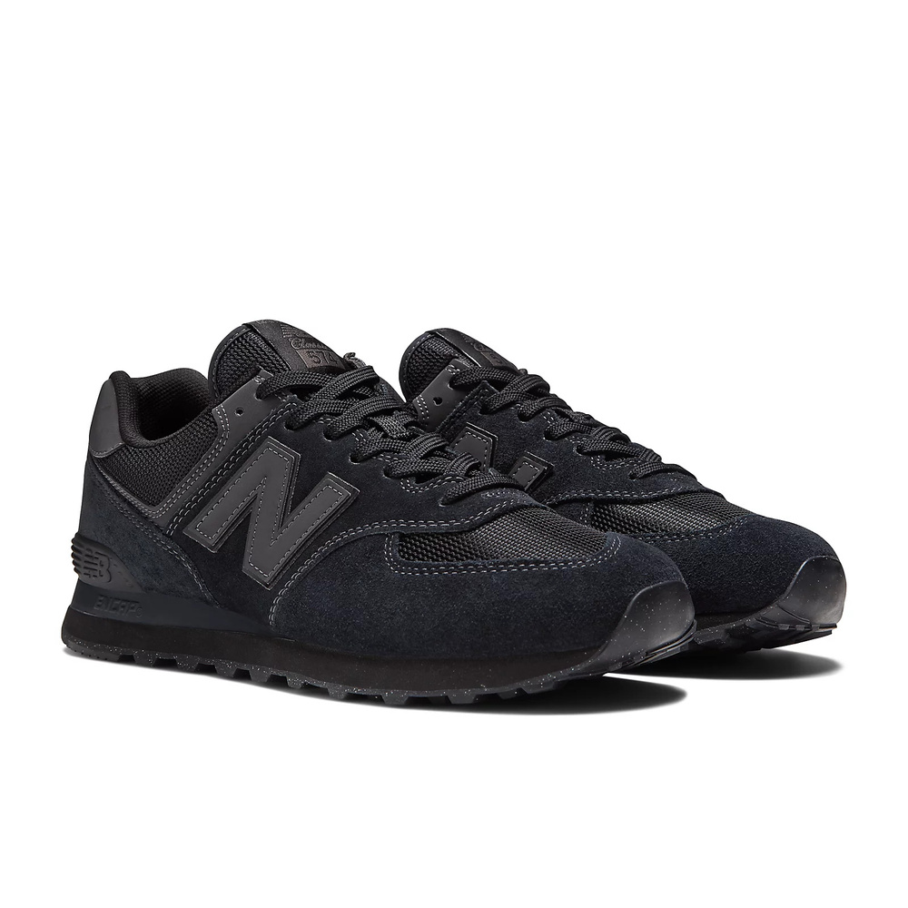 New Balance men's shoes ML574EVE - black (width enlarged)