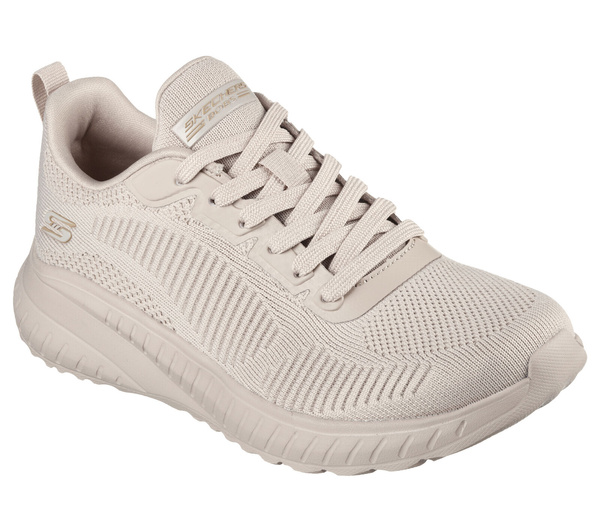 Skechers Damen Sportschuhe Memory Foam BOBS Squad Chaos 117209 NUDE