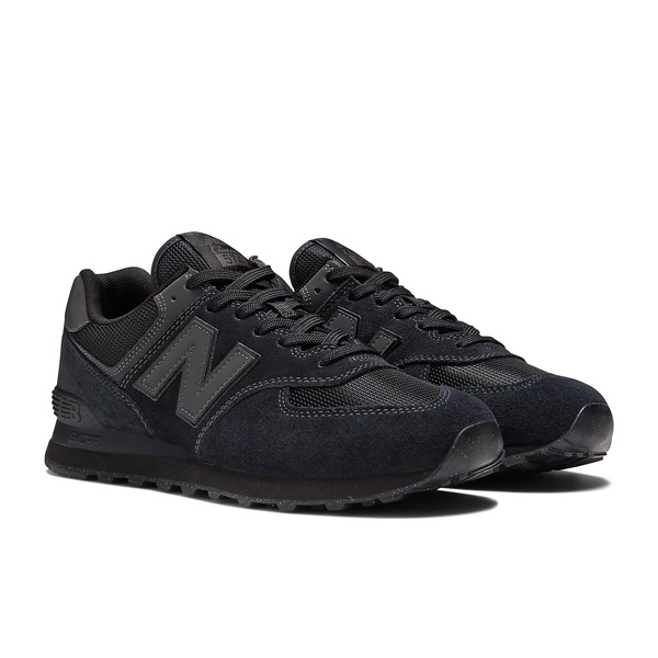 New Balance ML574EVE Herrenschuhe - schwarz (erhöhte Weite)