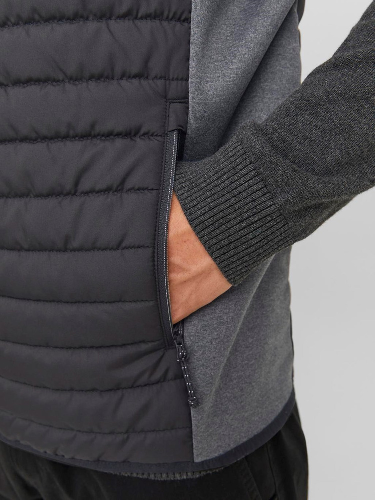 Jack & Jones quilted vest JJEMULTI BODYWARMER COLLAR NOOS 12200684