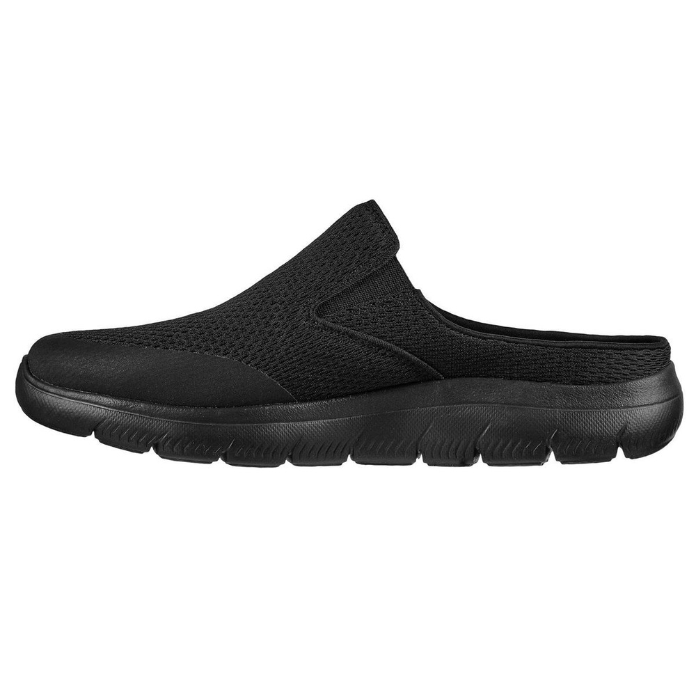 Skechers men's black Summits Vindicator flip-flops 232296 BBK black