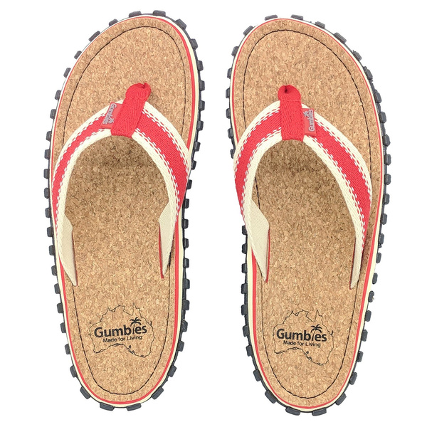 Gumbies - japonki unisex Corker - Red