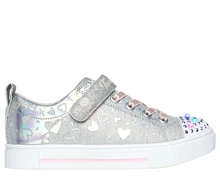 Skechers Kinder LED HEATHER CHARM leuchtende Schuhe 314787L GYSL