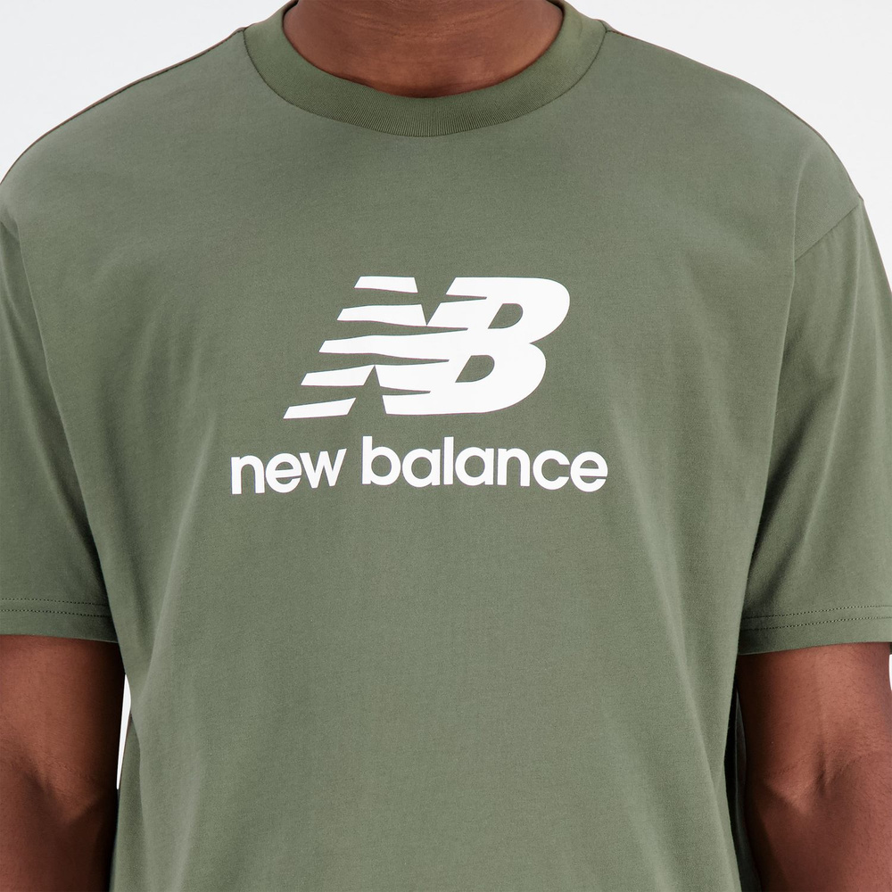 New Balance t-shirt ESSENTIALS STACKED LOGO CO DON MT31541DON