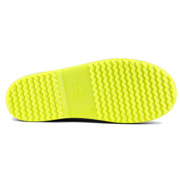 Coqui Rainy Collar children's wellingtons 8509-100-4713 Sea Blue/Citrus