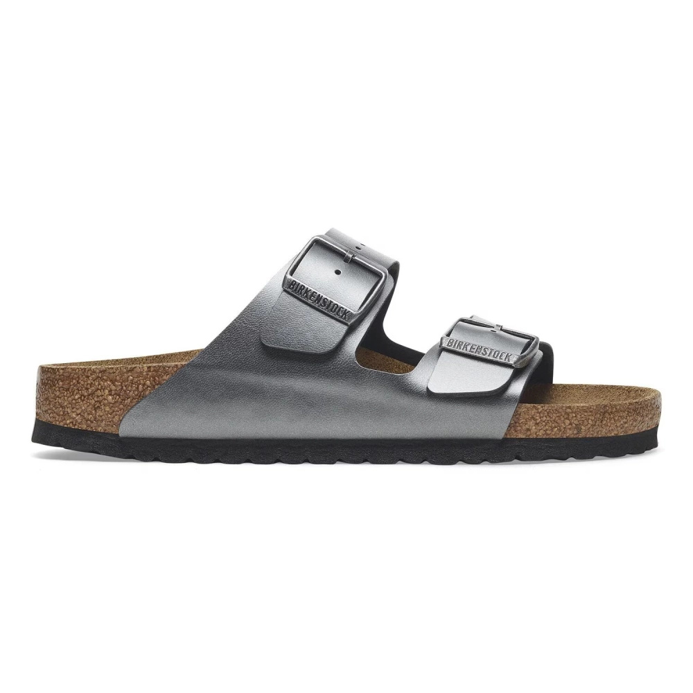 Birkenstock sandały unisex Arizona BS 1029224 METALLIC BLACK (szerokość wąska)